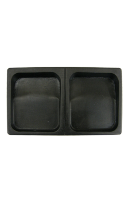 전각용/2칸 사각 이면연 벼루