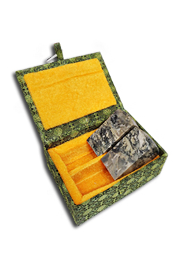 3x3x6cm  케이스포함   1치 해남석 2개 세트