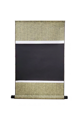 전체45X72cm 공간45X34cm 6절가로형검정족자