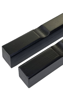 30cm/필산겸용  검정색 국산나무문진 2개 세트