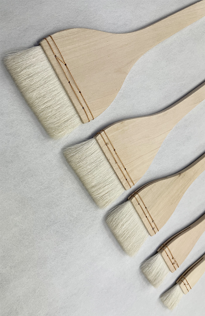 채색/바림/회화  평붓.평필 5개 세트