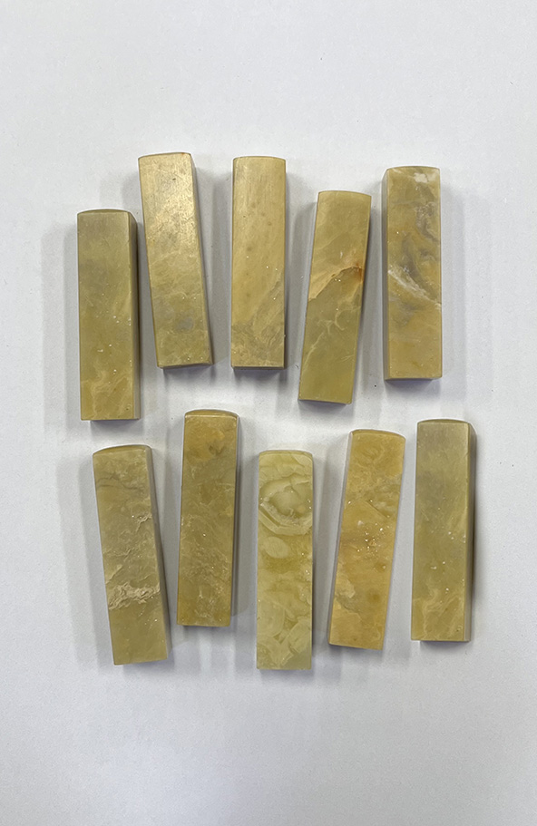 1.5X1.5X6cm (낱개 / 10개묶음)5푼 청전황석