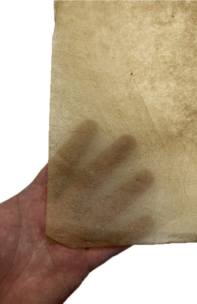 35X43cm 공예/소품용 미색 닥나무 종이 5장