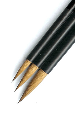 4,5,6mm-3자루 황모세필세트