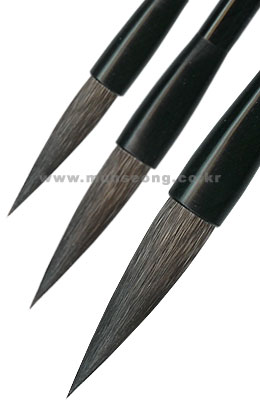 8/10/14호 곰털-熊毛筆 웅모필 3개