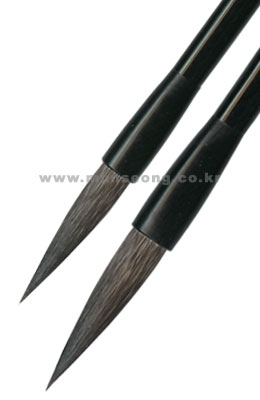 직경8/10호 곰털-熊毛筆 웅모필 2개