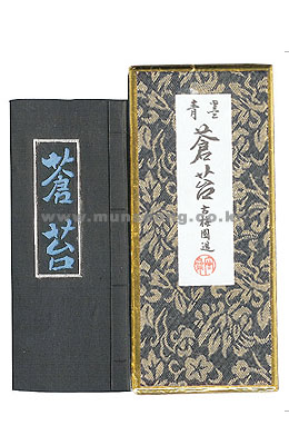 10X4X1cm 일본/작품용 청먹蒼苔大