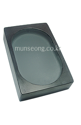 18X27cm  국내산 벼루/남포석 9X6타원형