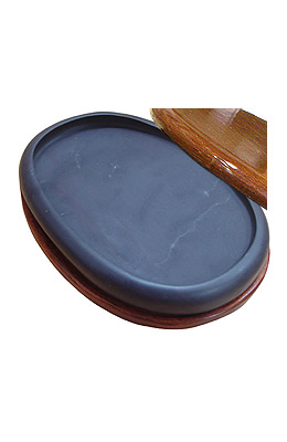 20X28X3cm 단계 타원형  古갱자암中