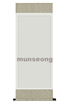 전체77X202cm 공간67X136cm 40호전지족자