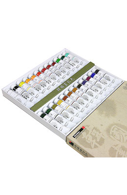 동양화채색물감 신한튜브20ml 24색세트A/B형