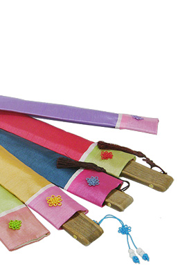 길이26cm  비단부채집中