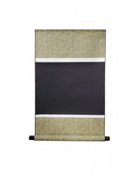 전체45X72cm 공간45X34cm 6절가로형검정족자