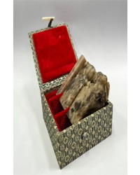 3x3x8cm  케이스포함   1치 조각이력석 3개 세트