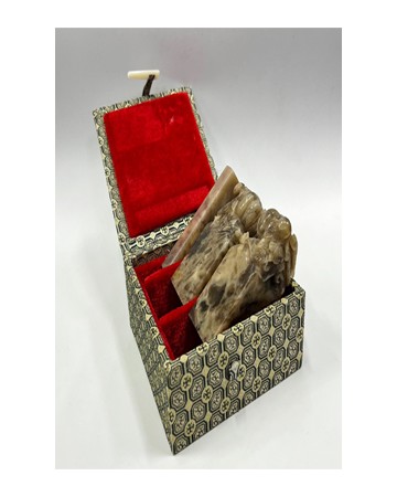 3x3x8cm  케이스포함   1치 조각이력석 3개 세트