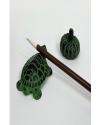 거북이 / 호박 철제 문진 겸 필산 