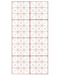 크기33X62cm 발묵潑墨-3단계 기계지/구궁지 4절-100장