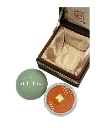 磁器 내경 약5.4cm  쌍유주표  황표인주 1냥