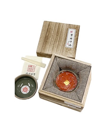 磁器 내경 약5.8cm  쌍유팔보  특품인주 1냥