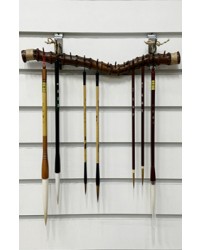 죽근 벽걸이형 붓걸이