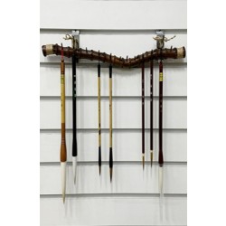 죽근 벽걸이형 붓걸이