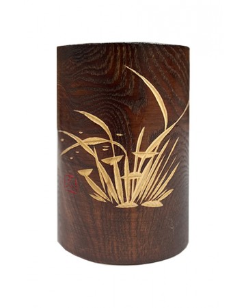  크기 10.3x15cm 원목 붓꽂이