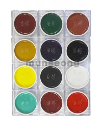 동양화채색안채 日本길상접시물감   낱색 15ml