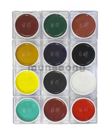 동양화채색안채 日本길상접시물감   낱색 15ml