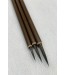 2mm,4mm,5mm 황모세필 3개 세트