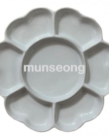 채색접시(칸)중형