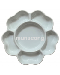 채색접시(칸)소형