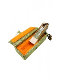 1.8X1.8cm 케이스 포함 도자기인장석6푼