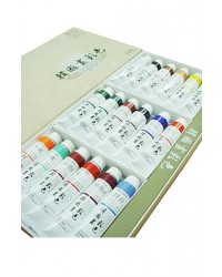동양화채색물감 신한튜브20ml  18색 세트