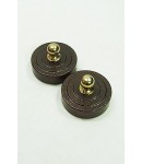 5.5cm/660g 사군자/문인화용 원형쇠문진set