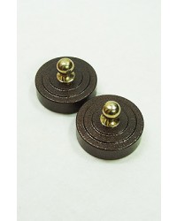 5.5cm/660g 사군자/문인화용 원형쇠문진set